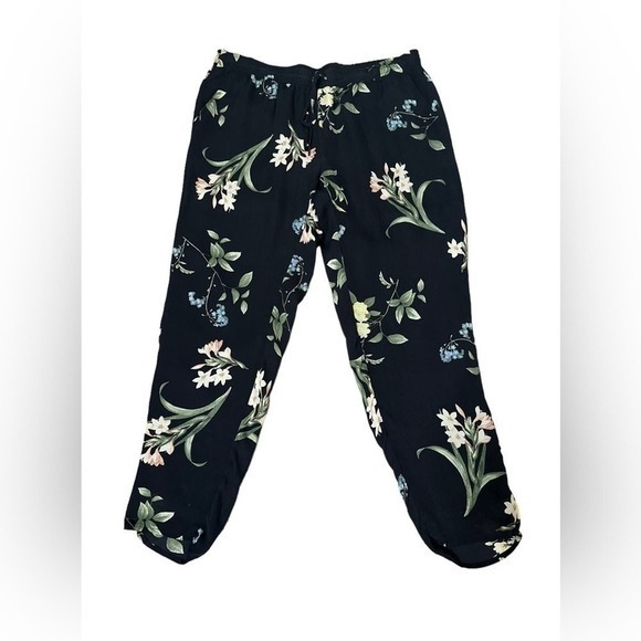 Joie Floral‎ Silk Pants Size Small - Picture 1 of 7